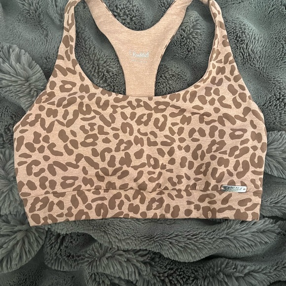 Bombshell Sportswear Leopard Sports Bra - Picture 2 of 3